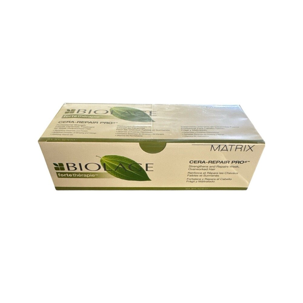 Matrix Biolage Cera-Repair Pro4 Strengthens & Repairs Hair 10x.34 Fl Oz New